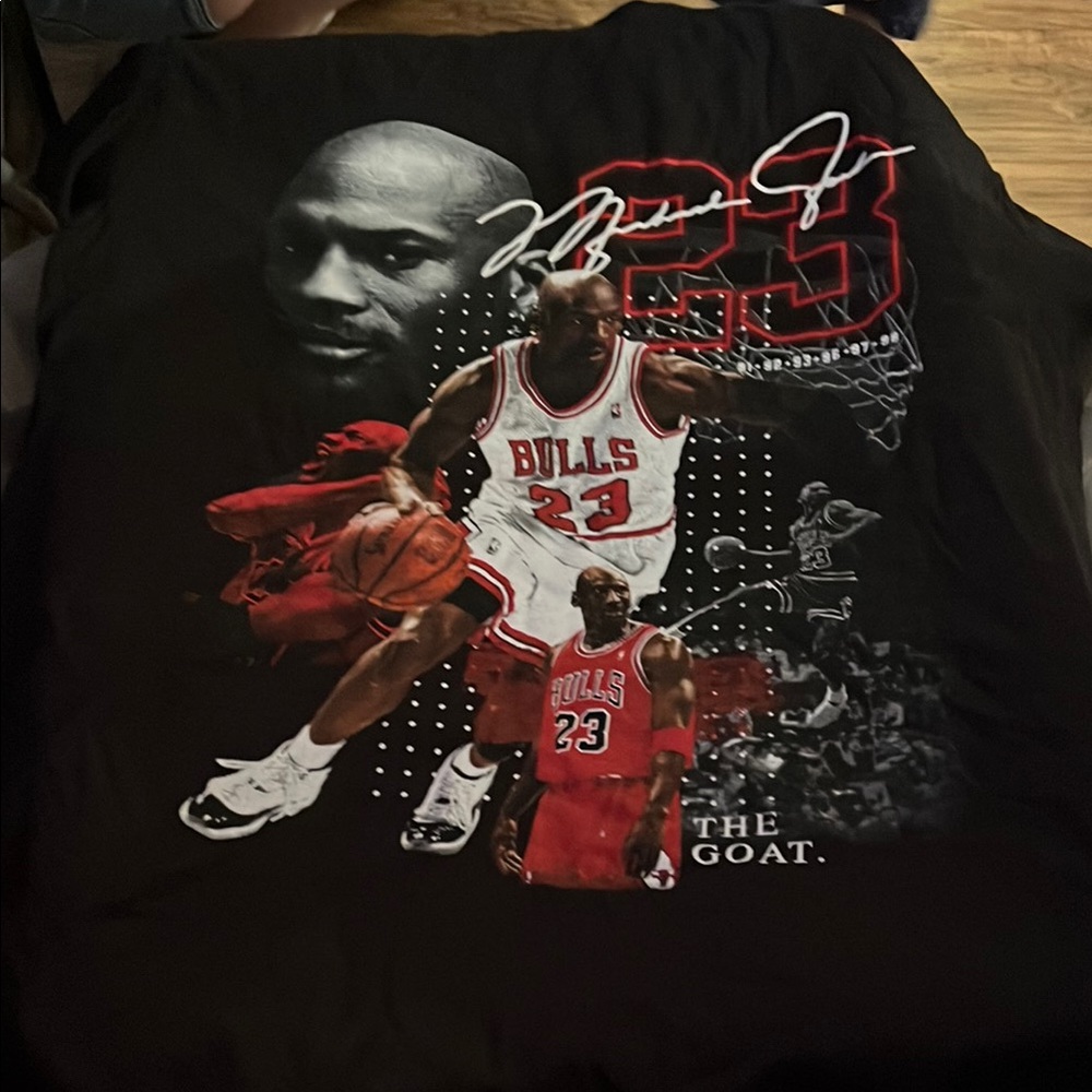 Black and Red Short Sleeve Tee